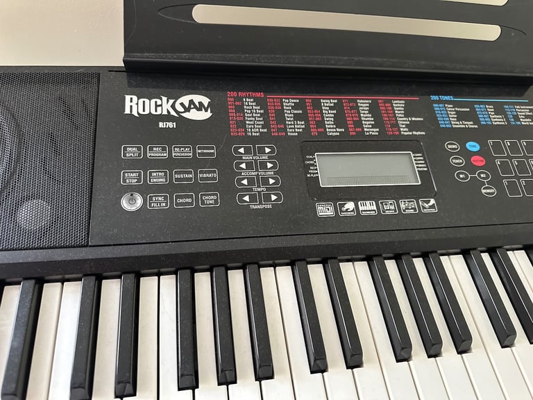 Rock jam keyboard 