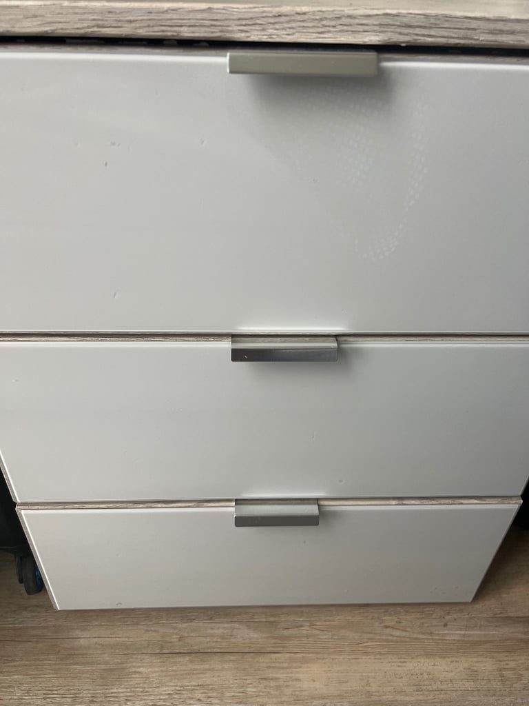 GREY BEDSIDE DRAWER - MUST GO ASAP
