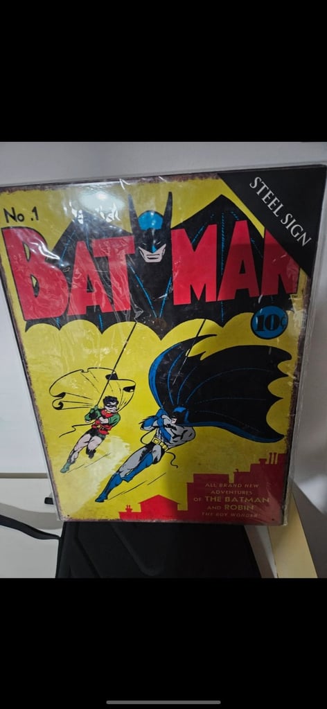 image for Batman Steel Sign