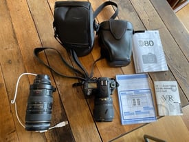 Nikon D80 with lens - excellent condition