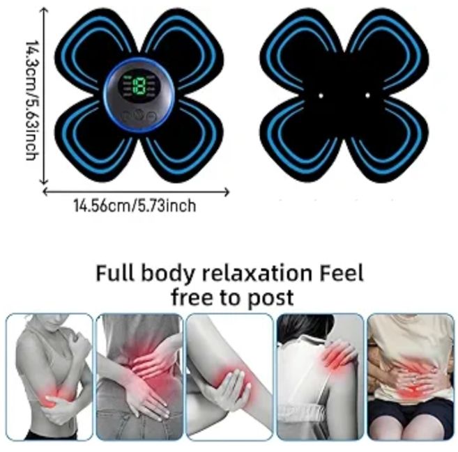 Portable Wireless TENS Unit – Effective Pain Relief for Back, Legs, Arms & Shoulders