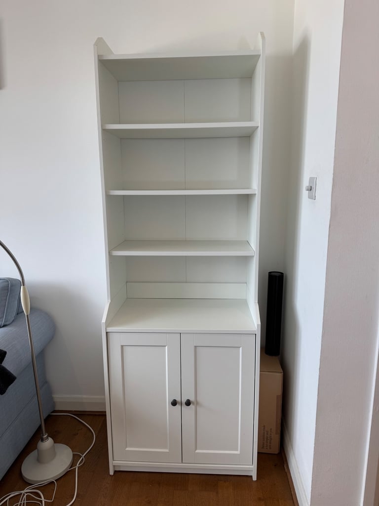 image for Hauga IKEA High Cabinet / Bookshelf with 2 doors