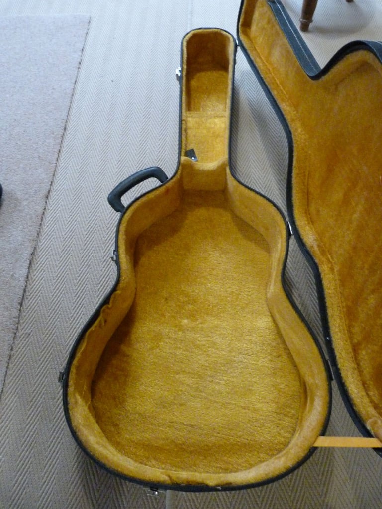 Lined Guitar hard case