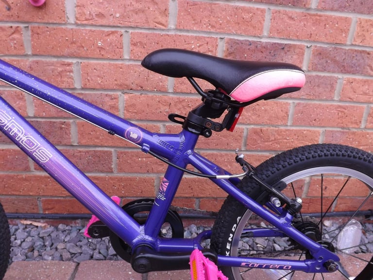 Carrera Cosmos Kids Bike - 16" Wheel - Purple / Pink