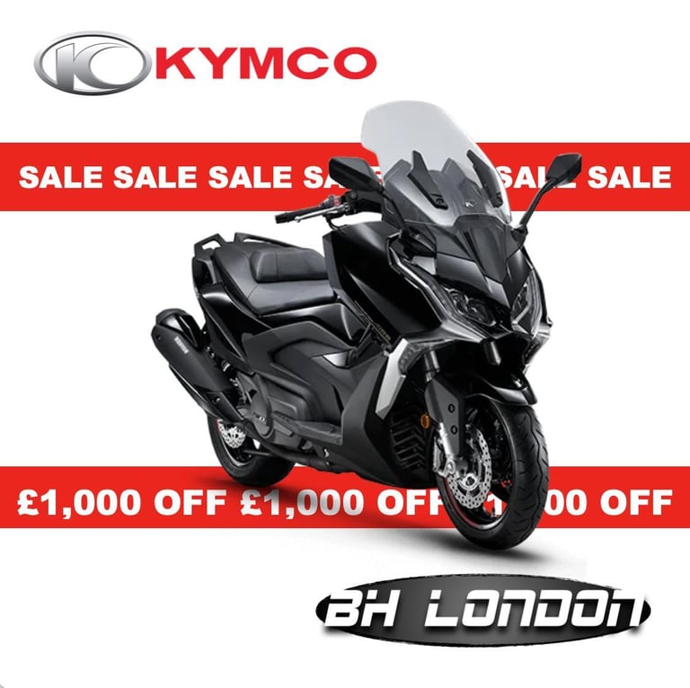 Kymco AK550 - 2 years warranty - Road legal maxi scooter