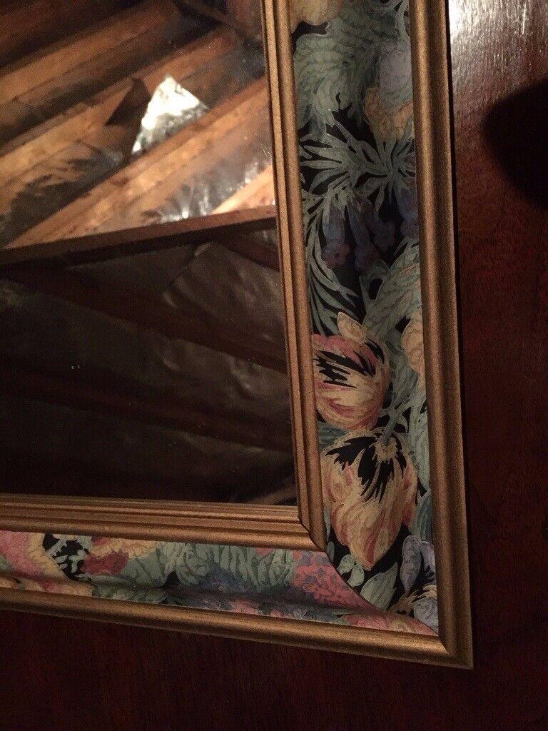 Mirror, hand-painted, 43cm by 36 cm