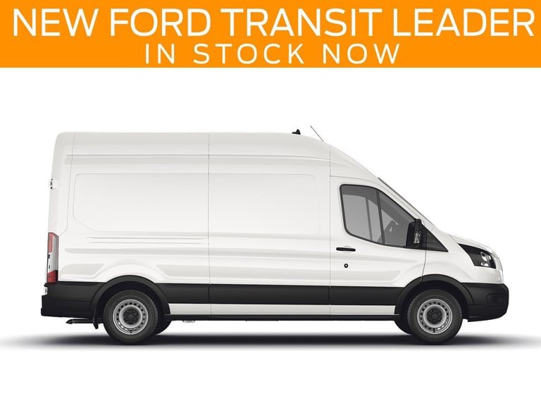 BRAND NEW Ford Transit 350L L3 H2 Leader Van 2.0L 130PS 6 Speed in Frozen White