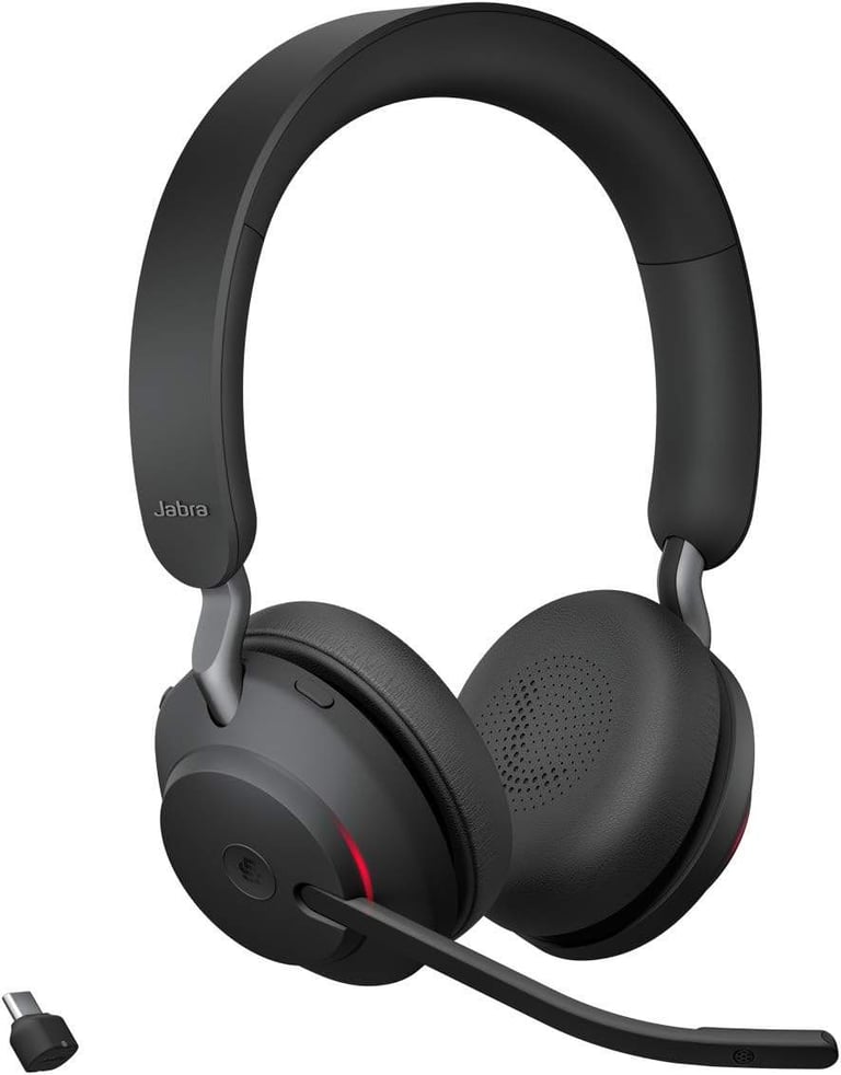 Brand new, in box: Jabra Evolve2 65 MS Stereo USB-C with Charging Stand – Black (Hillhead area)