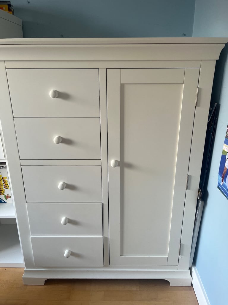 Cotswold CHANTILLY WARM WHITE Combination Wardrobe