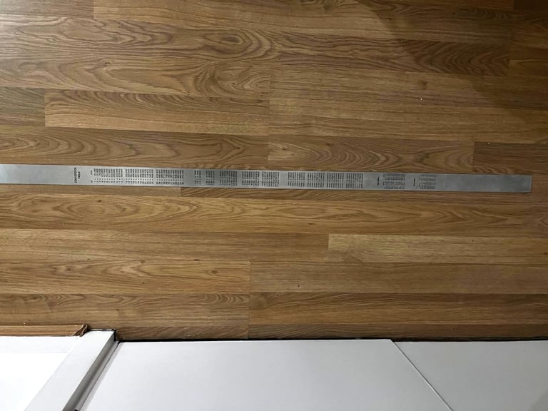 40 inch steel metal ruler