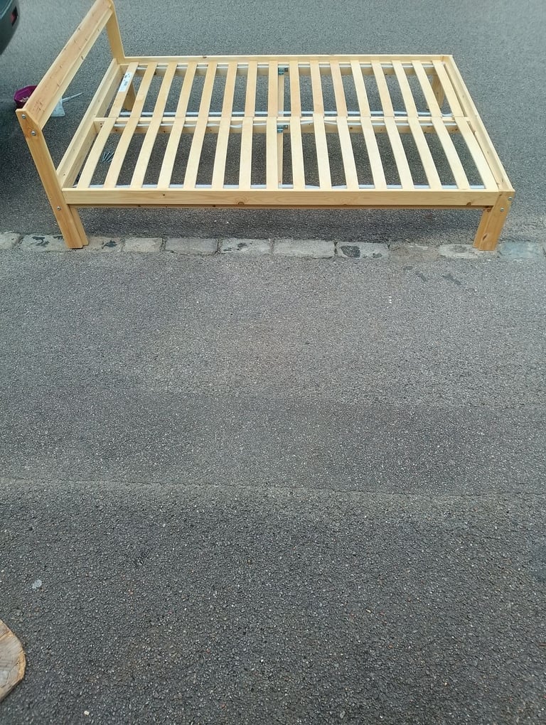 Brand new solid wood double bed 