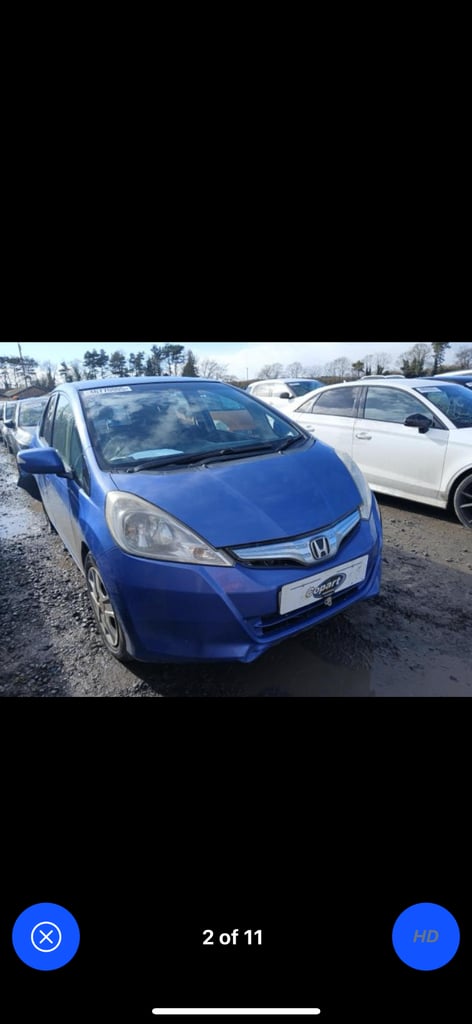 2013 Honda fit HYBRID BREAKING 