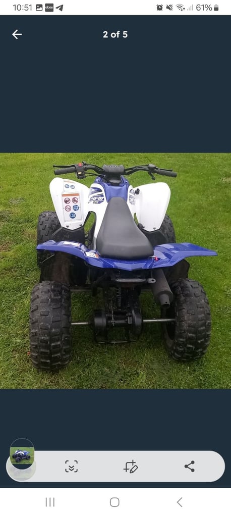 Yamaha yfm90r automatic stroke straight petrol 