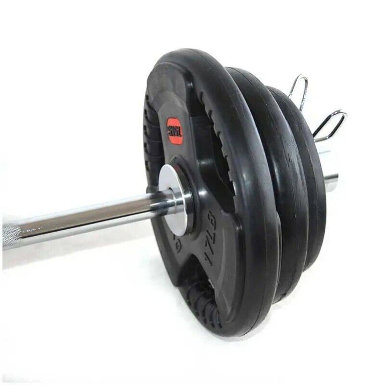 20kg x 2 Tri-Grip Olympic 2inch Weight Plates Rubber Coated