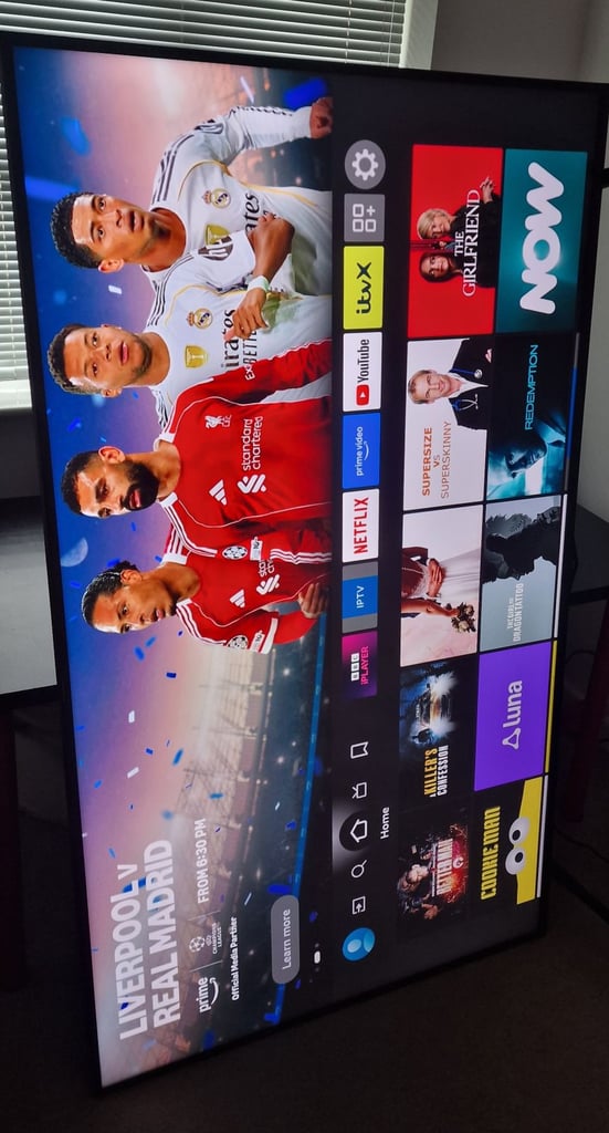 JVC 75" 4k smart tv _ can deliver