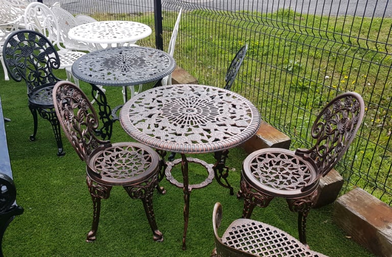 Cast iron garden furniture store for sale