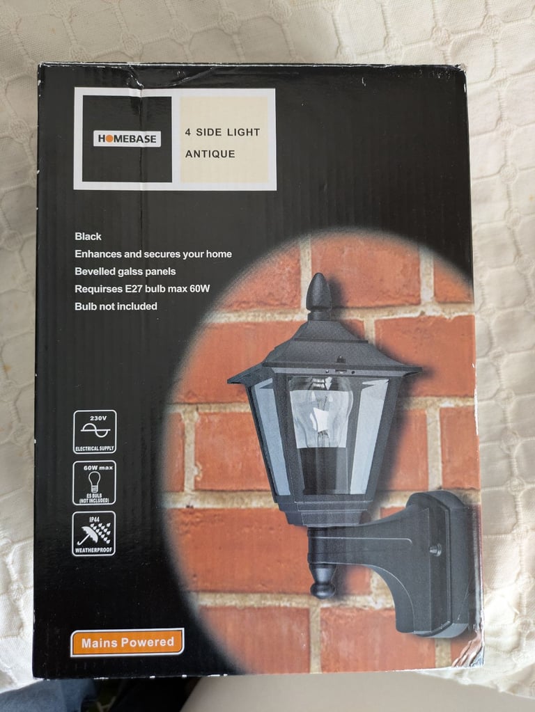 image for External Wall Light / Lantern (mains powered)