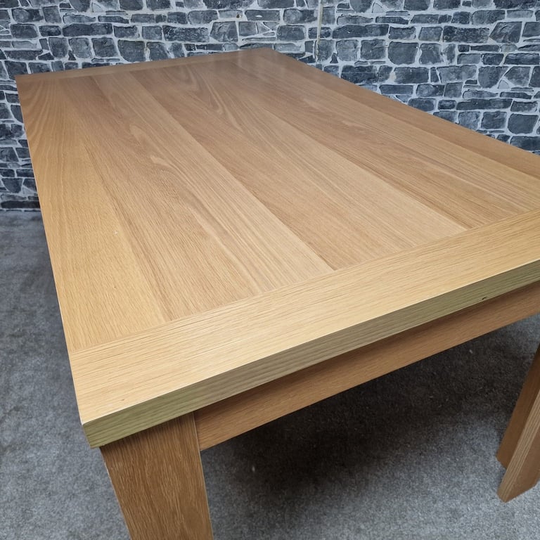 Oak Veneer Dining Table