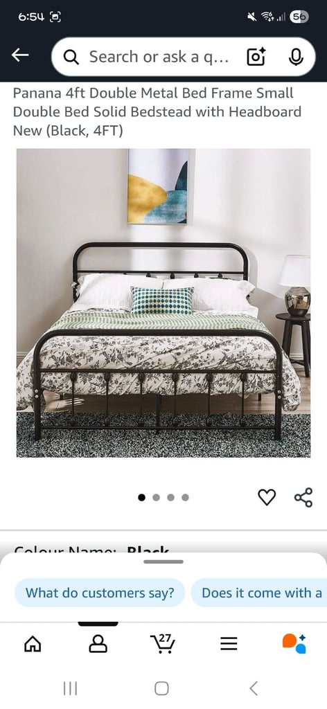 Small Double Bed (4ft)