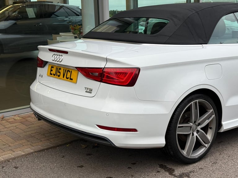2015 Audi A3 Cabriolet 1.4 TFSI CoD S line Convertible 2dr Petrol S Tronic Euro 6 (s/s) (150 ps) ...