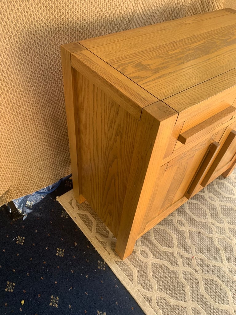 Solid Oak sideboard can deliver locally