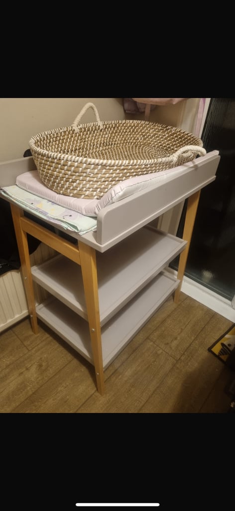 Baby Ollie Changing table unit grey 