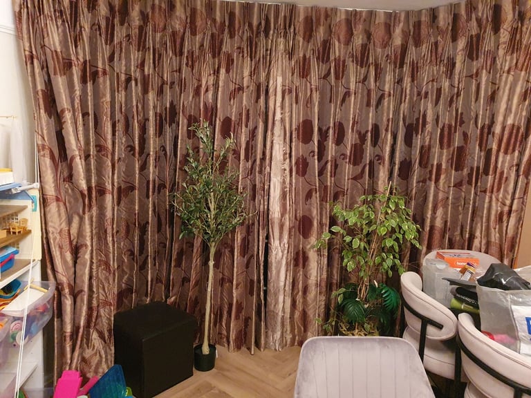 image for Harlequin floral triple pinch pleat curtains