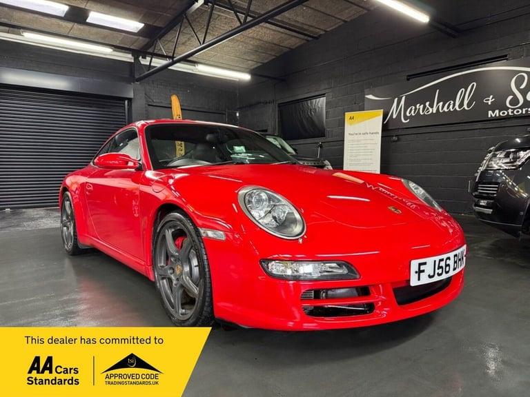 2006 56 PORSCHE 911 3.8 997 CARRERA S COUPE 2DR PETROL MANUAL (277 G/KM, 350 BHP