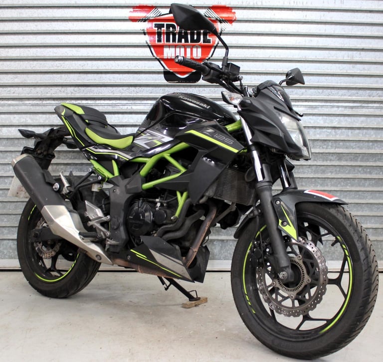 image for 2021 21 KAWASAKI BR Z 125 LMFAN Z125 ABS NAKED GREEN NINJA TRADE SALE 8K NEW MOT