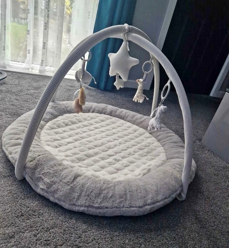 image for Baby playmat and gym , floor seat and tummy time roll