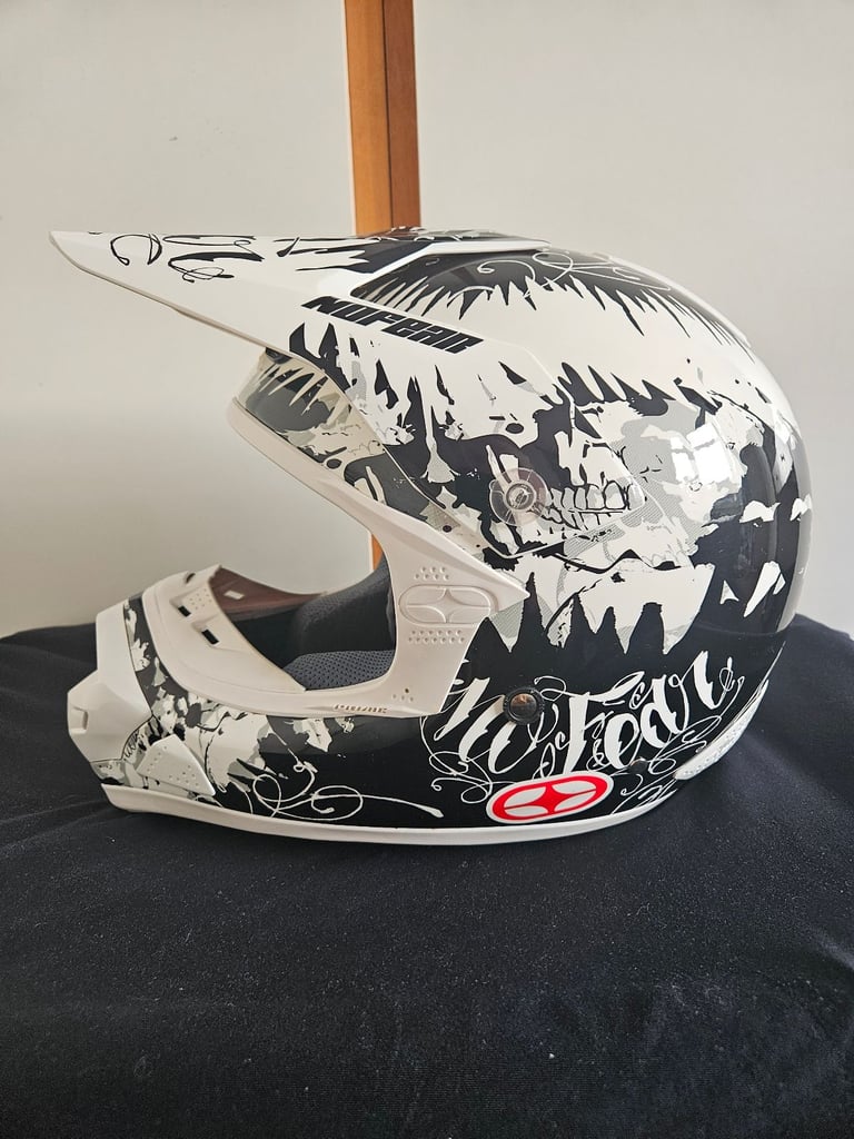 image for No Fear Prime Evolution MX Helmet – Situation Graphic – Size M – Rare – Boxed