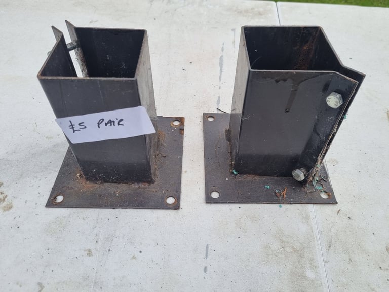 image for Pair of fence post stands