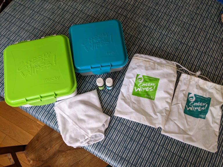 Reusable "cheeky wipes" boxes | in Southside, Glasgow | Gumtree
