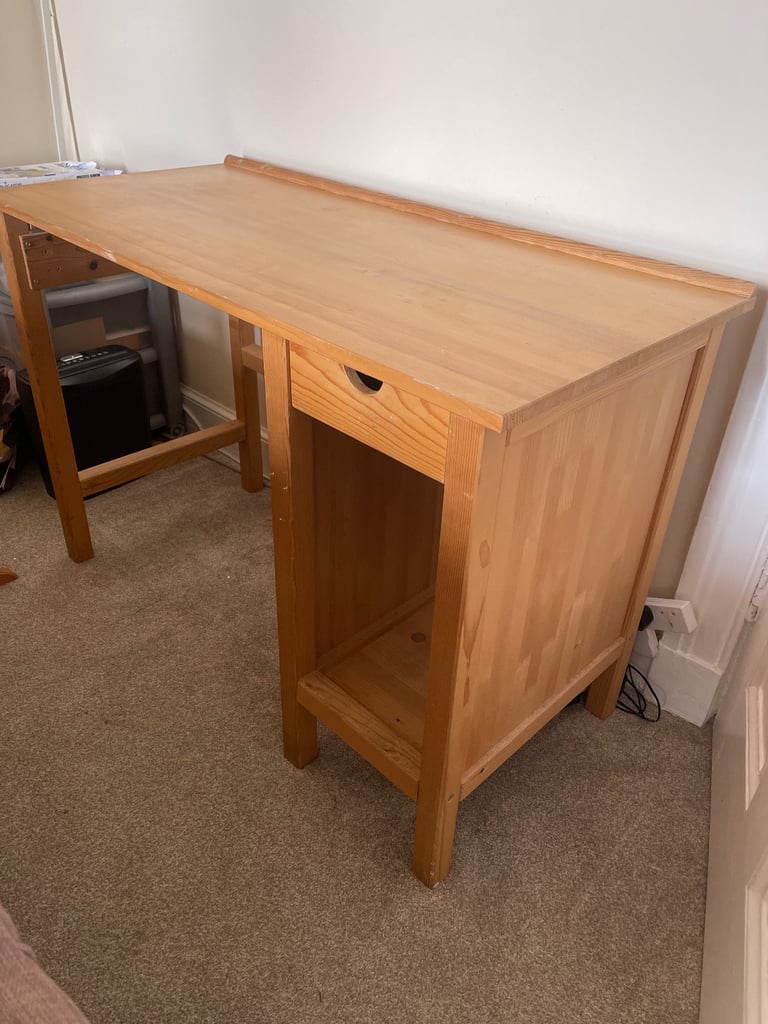 image for Solid wood desk FREE