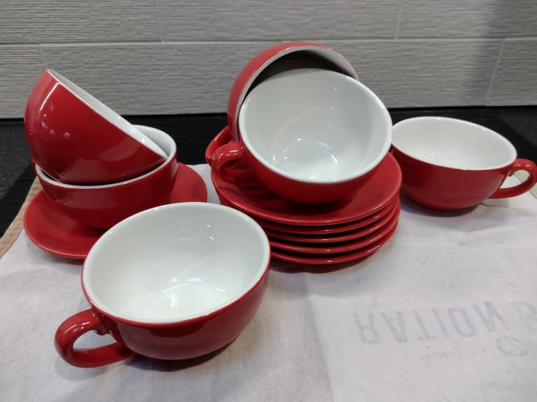 image for Judge Cappuccino Cup and Saucers x 6