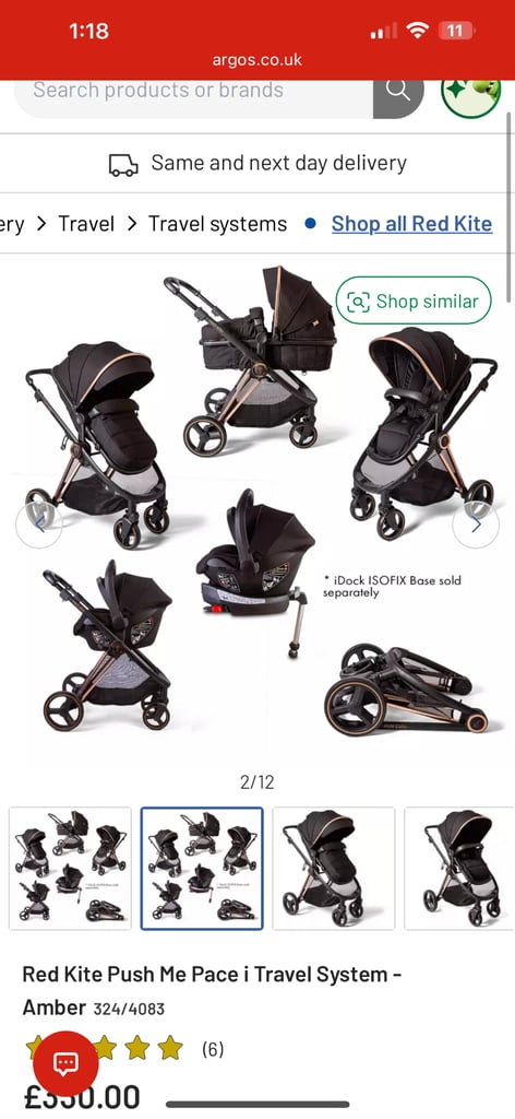 New redkite travel system