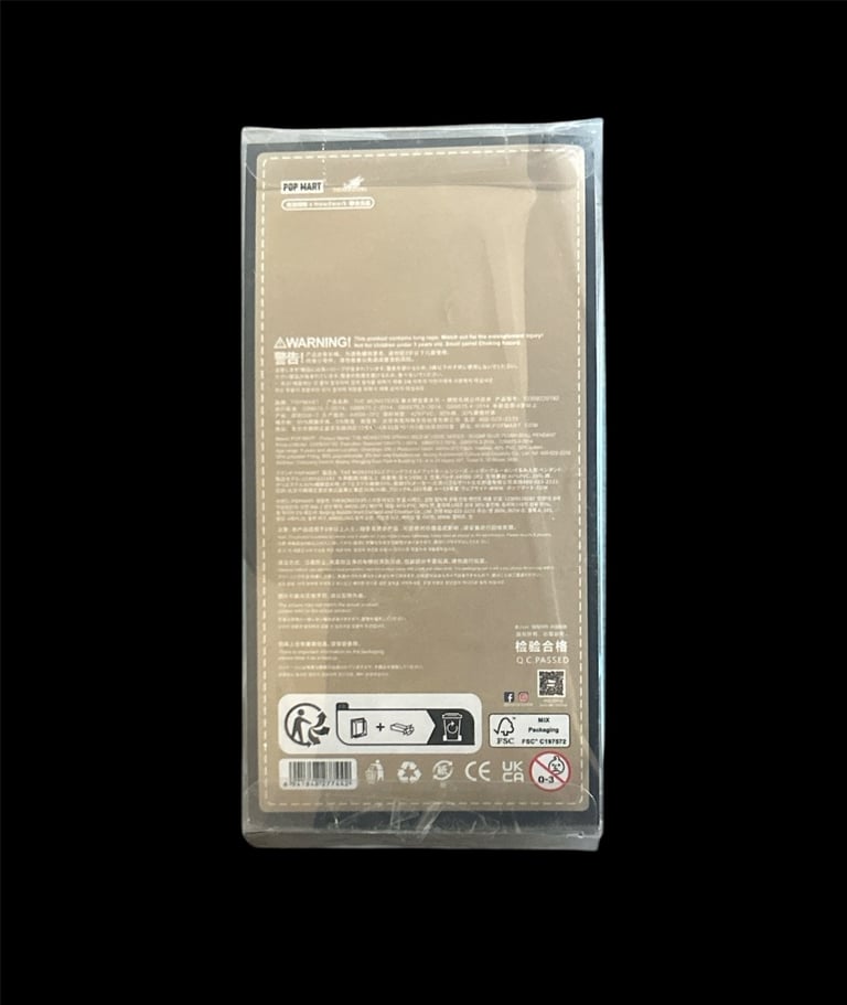 POP MART Lafufu The monsters Fall in Wild Vinyl Plush Doll Pendant With Box