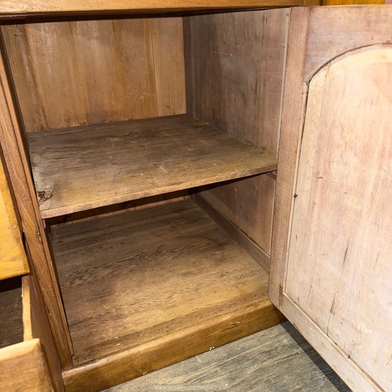 Vintage pine sideboard country cottage look