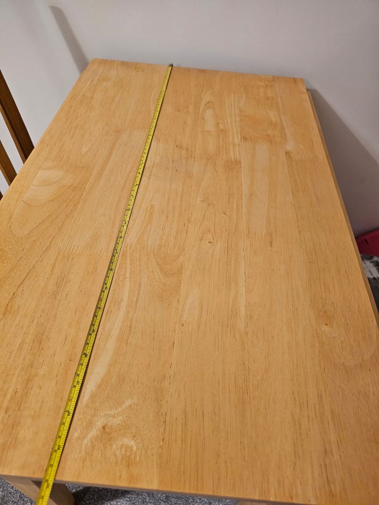 Beech solid wood compact dining table