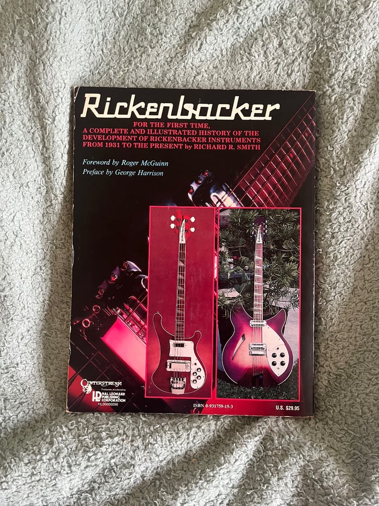 RARE The Complete History of Rickenbacker Guitars Book 