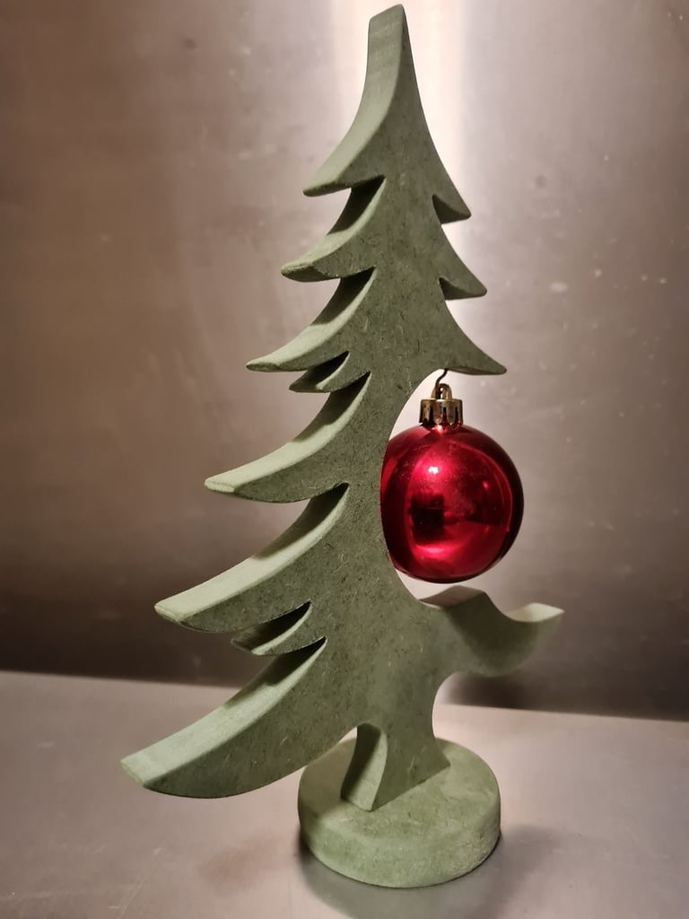Handmade Christmas Tree Ornamental Decoration With Bauble