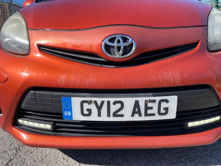 TOYOTA AYGO 1.0 VVT-I FIRE 12 REG ORANGE 5 DOOR MOT MARCH 30TH 2026 TAX £20 LOW INSURANCE 60+MPG