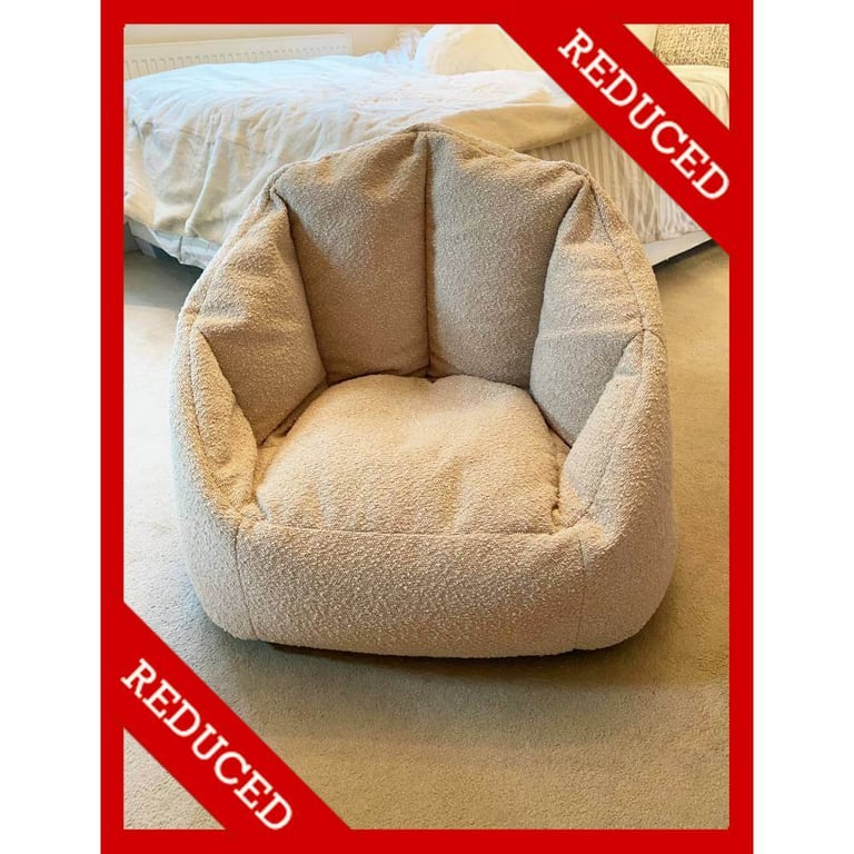 NEW Small Childs Chair Kids Pet Cat Dog Beanbag Armchair Bean Bag Bedroom Lounge RRP £99