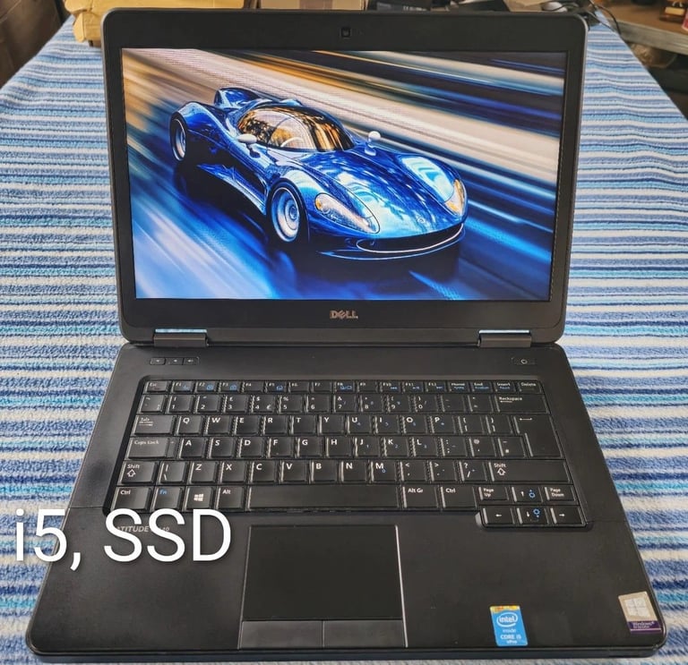 Windows 11, 8GB RAM, i5, 120GB SSD + 500GB HDD, Dell laptop. FULL MICROSOFT OFFICE, HDMI, Cam