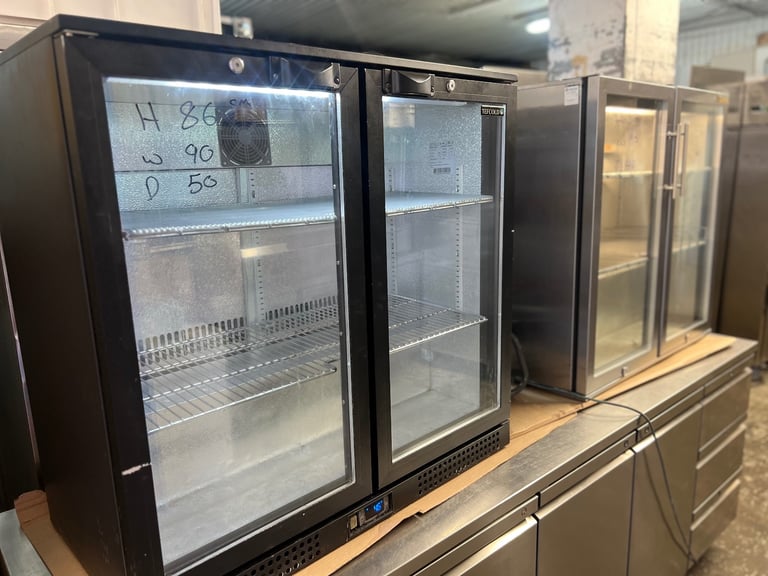 Commercial under-counter glass bar fridge for restaurant bar cafe shop 