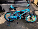 Boys 16” bike with stabilisers like new can deliver for a small charge 