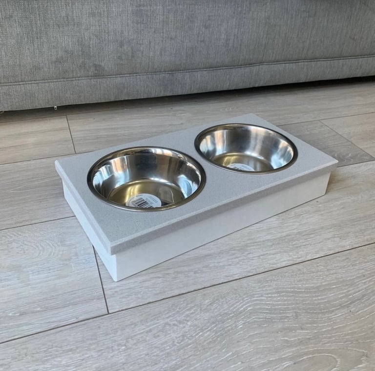 Marble pet bowls