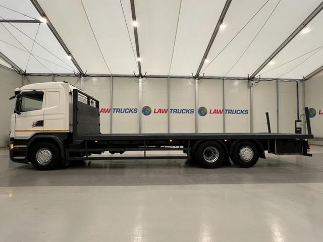 Scania G280 6x2 10 Tyre Rear Lift Sleeper Cab Flatbed Manual