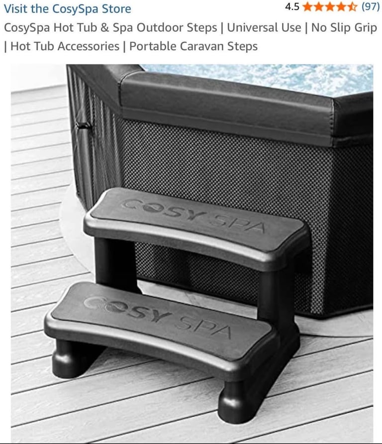 image for Cosy spa hot tub steps 