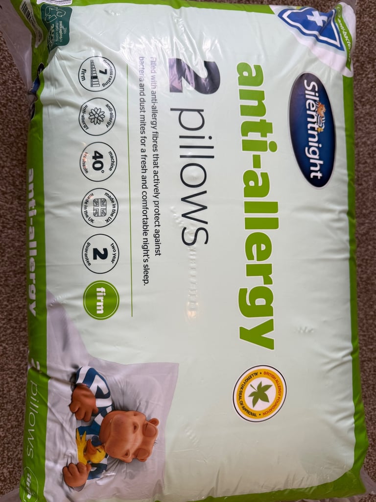 image for Silentnight anti allergy pillows 